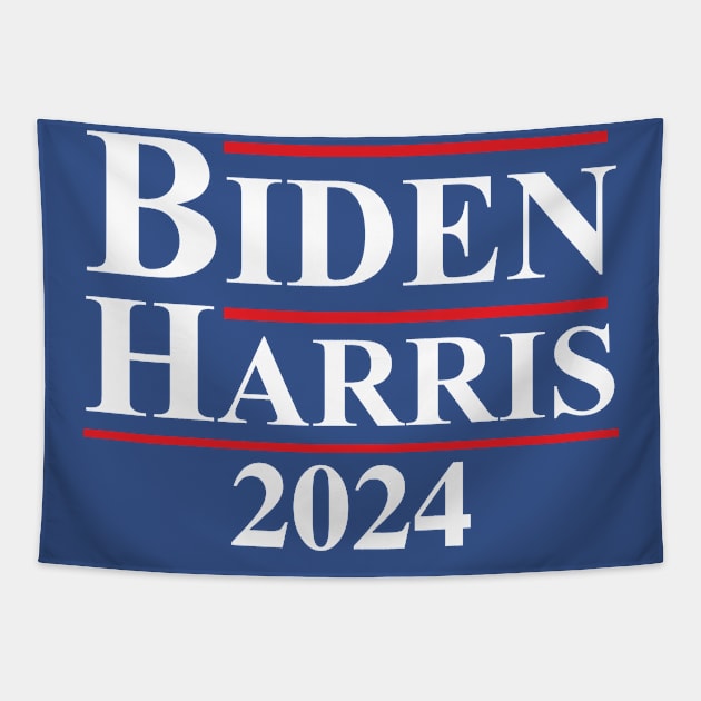 Biden Harris 2024 Tapestry by NobleTeeShop