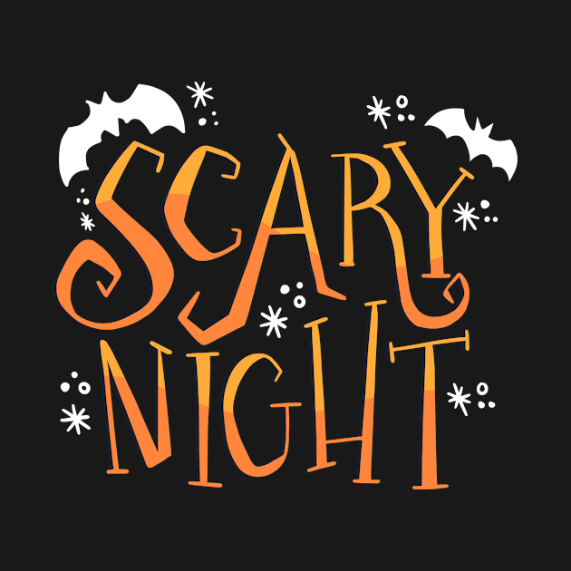 Scary Night Halloween T-shirt by the7chichDesign