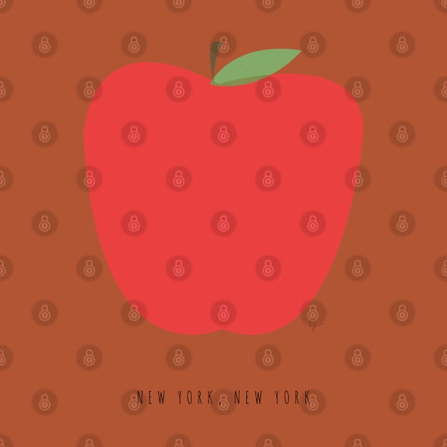 New York City, NYC Apple by lymancreativeco