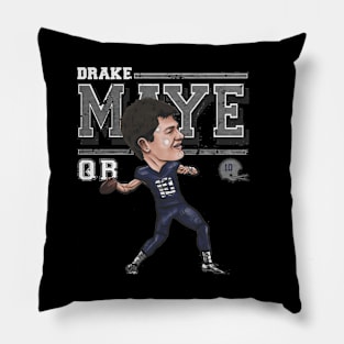 Drake Maye New England Cartoon Pillow