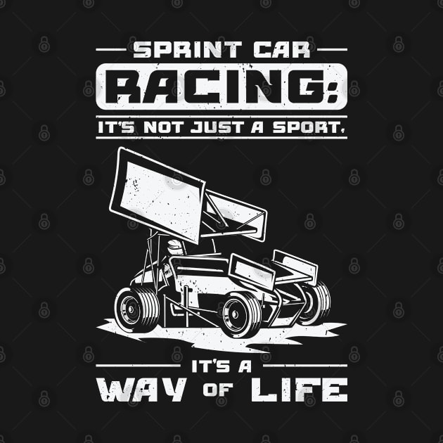 Sprint Car Dirt Track Racing by Tom´s TeeStore