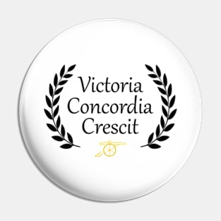 Victoria Concordia Crescit Arsenal Pin