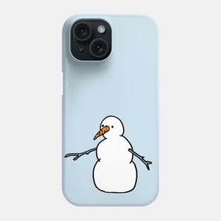 Carrot Nose SnowMan Phone Case