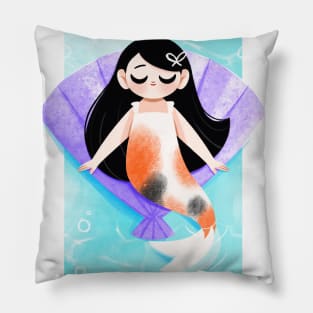 Koi Mermaid Pillow