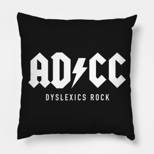 AD / CC - Dyslexics Rock Pillow