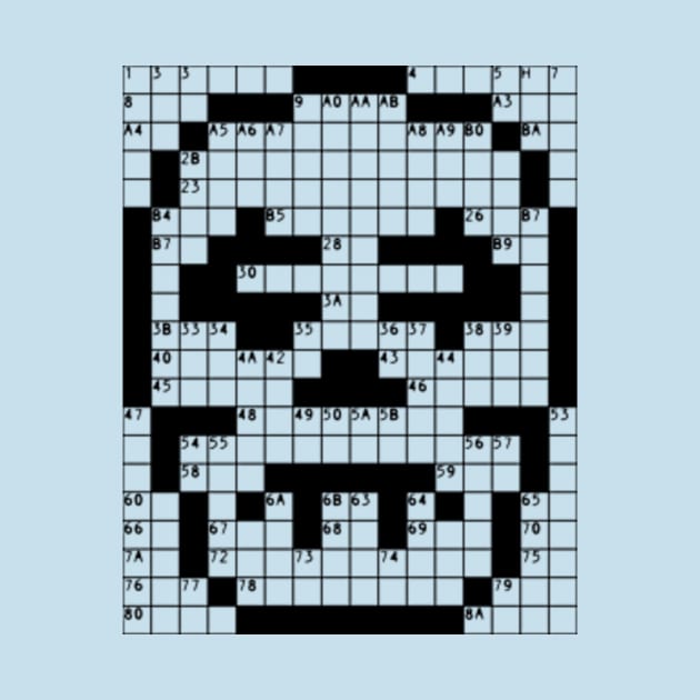 Skull Crossword Puzzle Skull T Shirt TeePublic