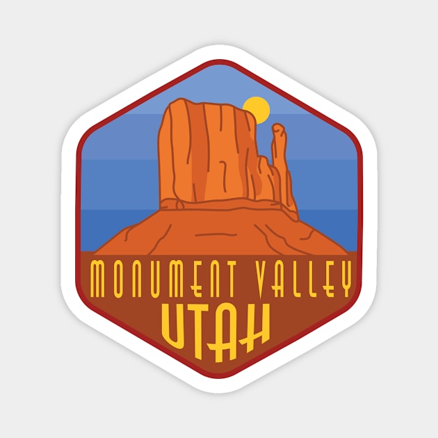 Monument Valley - Utah Magnet by Zeindee