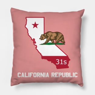 California Republic state vintage beer Admission day Pillow