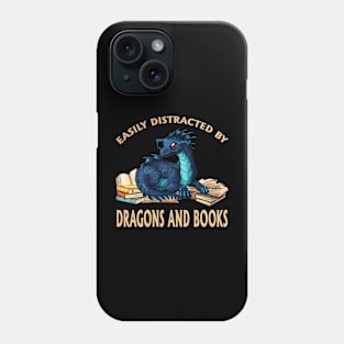 Dragons And Books Phone Case