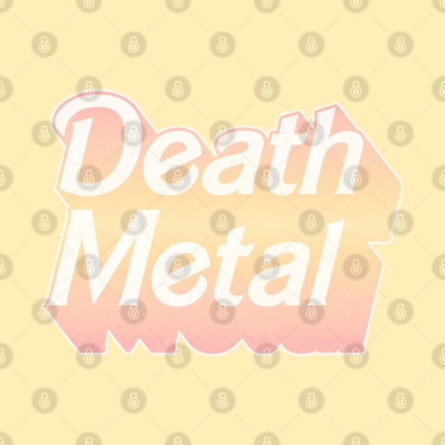 Death Metal // Cute Faded Pastel Design by DankFutura