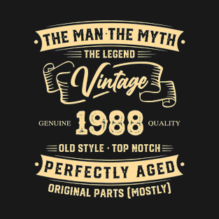 The Legend Vintage 1988 Perfectly Aged T-Shirt