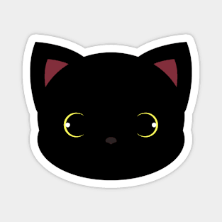 Cute Black Cat Magnet