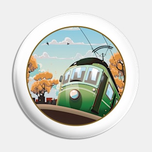 Tram Logo Pin