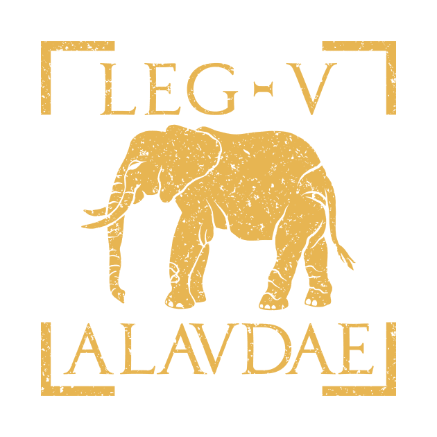 Legio V Alaudae Elephant Emblem Roman Legion by zeno27