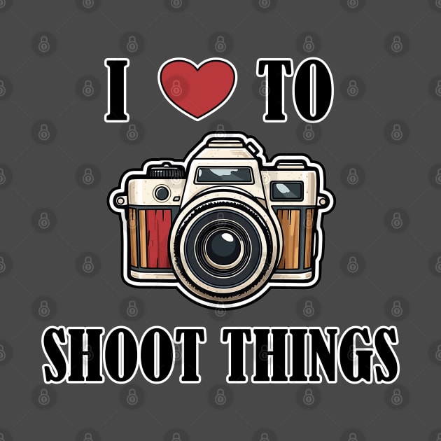 I love to shoot things by Colleen Regin