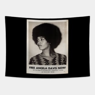 Free Angela Davis Tapestry