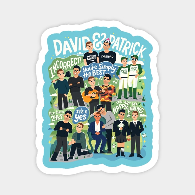 D&P Collage Magnet by risarodil