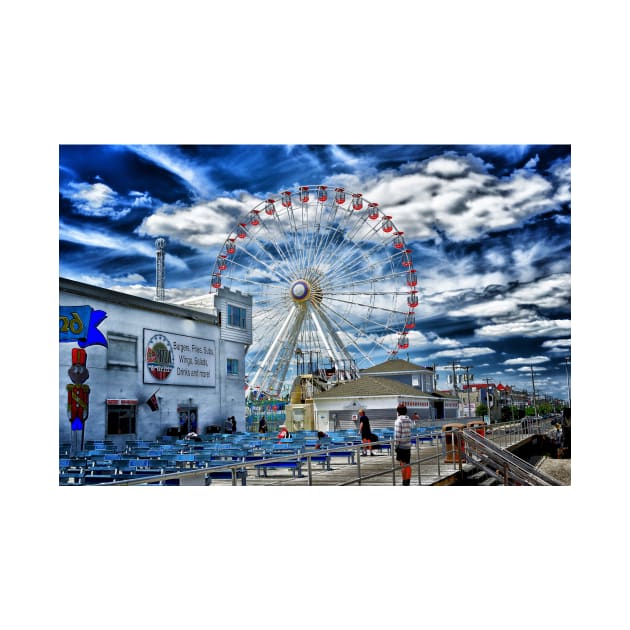 Ferris Wheel - Ocean City NJ by JimDeFazioPhotography