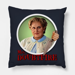 Angry Mrs. Doubtfire Pillow