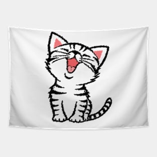 American Shorthair Happy Tapestry