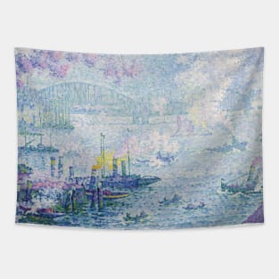 The Port of Rotterdam by Paul Signac Tapestry