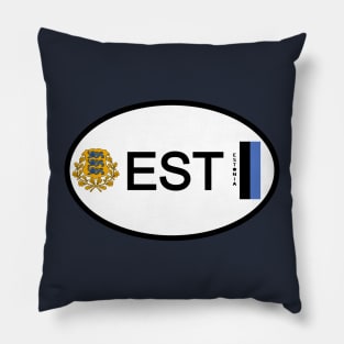 Estonia car country code Pillow