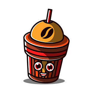 Illustration Of a Happy Soda Bottle. T-Shirt