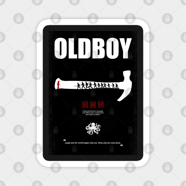 Oldboy - Minimal Film Movie Poster Alternative Magnet by HDMI2K