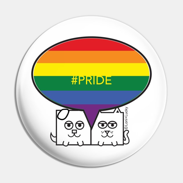 Proud to be Me Pin by gallerynadine