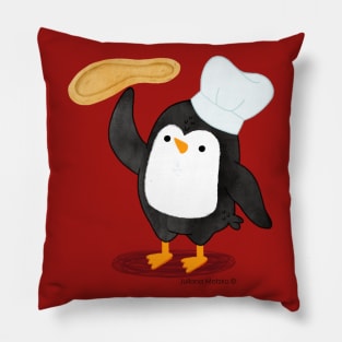 Steve Penguin Pizza Maker Pillow