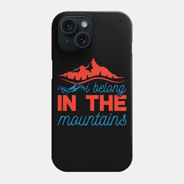 Mountains Phone Case by Polahcrea