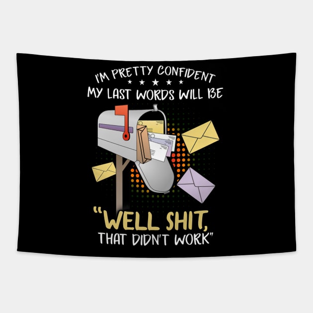 Postal Worker Tapestry by janayeanderson48214