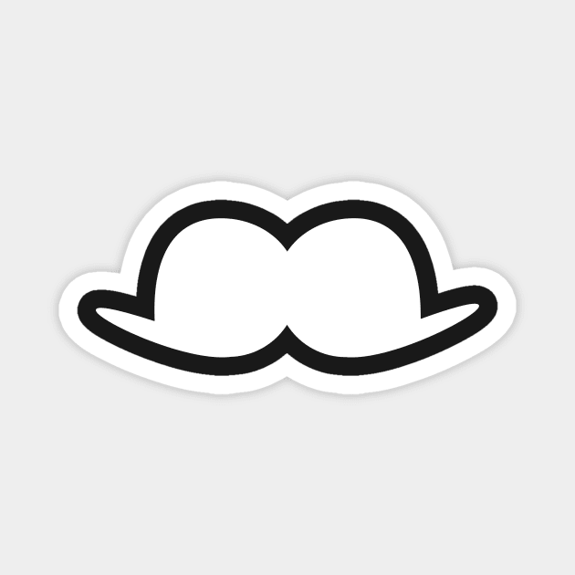 Odd mustache Magnet by markatos