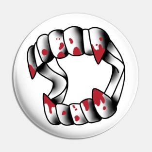 Vampire Teeth Pin