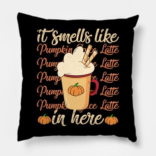 pumpkin spice latte Pillow