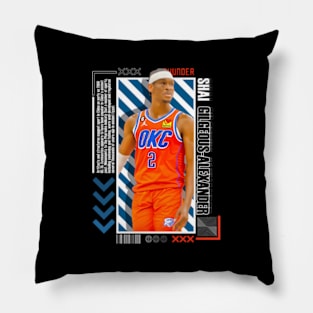 Shai Gilgeous-Alexander Paper Version 10 Pillow