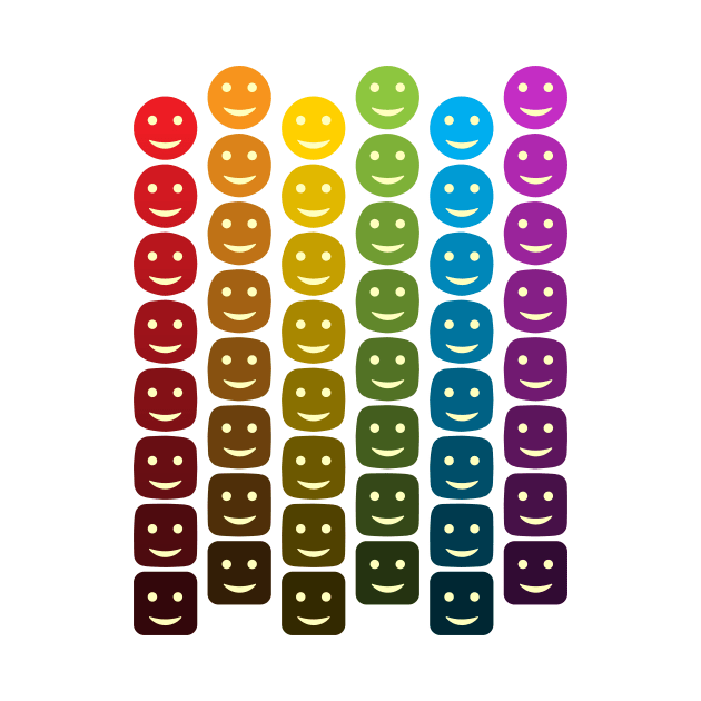 Smiley faces pattern by asitha