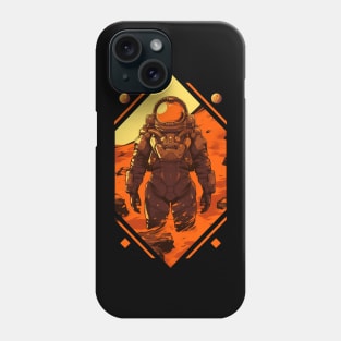 Martian Marine on the Red Planet - Scifi Phone Case