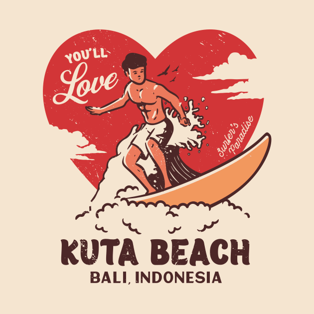 Vintage Surfing You'll Love Kuta Beach, Bali Indonesia // Retro Surfer's Paradise by Now Boarding