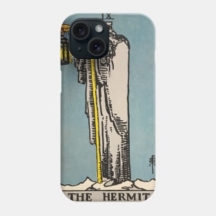 The Hermit tarot card Phone Case