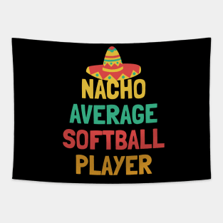 Not Your Average Softball Player Tapestry