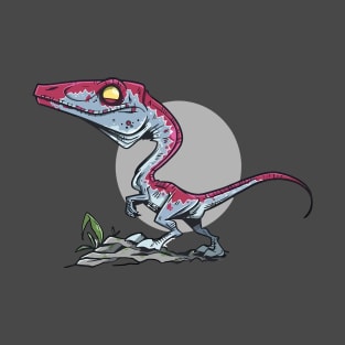 Fierce Velociraptor: Guardian of the Past T-Shirt