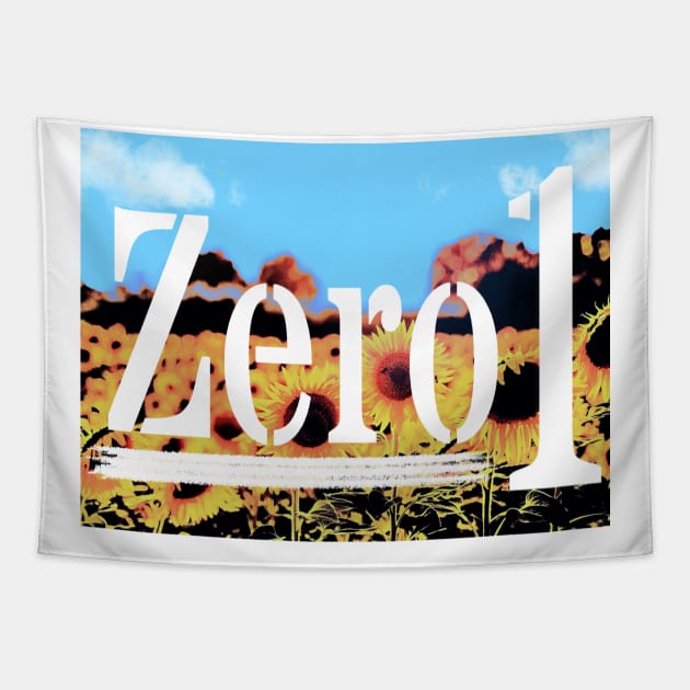 Zero1-1.42 Sunflower Summer Tapestry by Stinkykittydesign