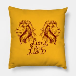 Lions Are Liars Pillow