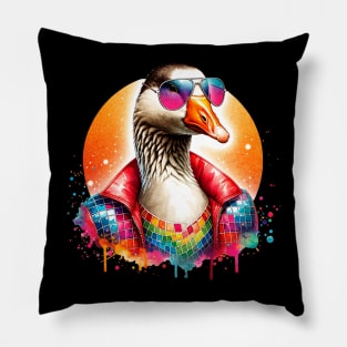 Disco Goose Pillow