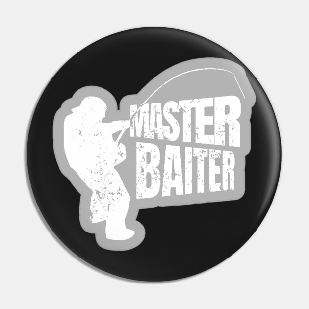 Master Baiter - Fisherman Pin by  The best hard hat stickers 