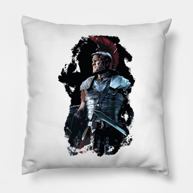 Ancient Roman Centurion Pillow by ErianAndre