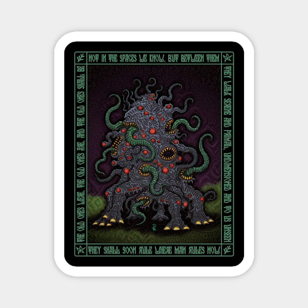 Dunwich Horror Icon - Azhmodai 2019 Magnet by azhmodai