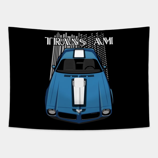 Pontiac Transam 1972 - Blue and White Tapestry by V8social