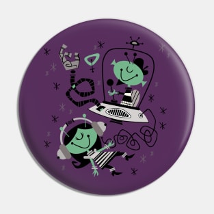 Jazzy space beatniks Pin